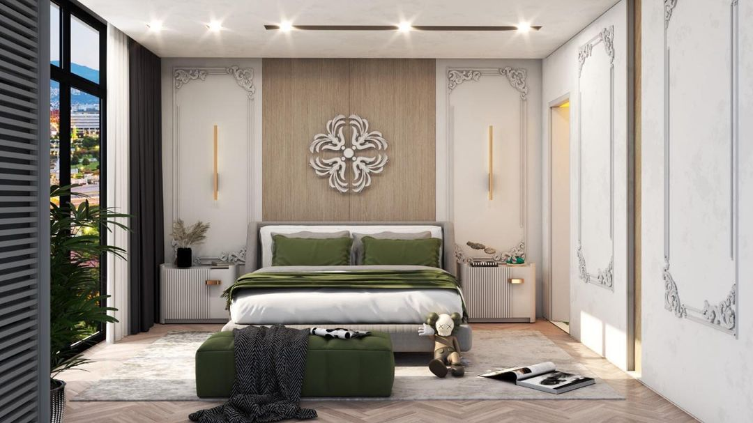 Paşabahçe Villa üst kat yatak odası